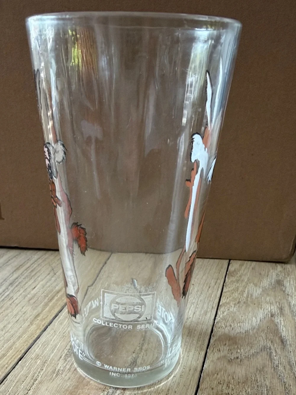 Wile E. Coyote Cartoon Pepsi Collector lGlass